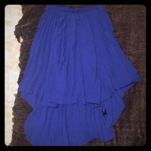 Potter’s pot high low skirt